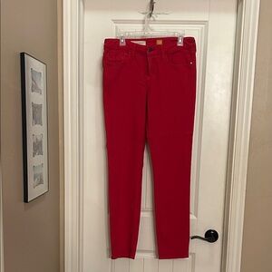 NWT Pilcro Red size 29 straight the Stet Jeans